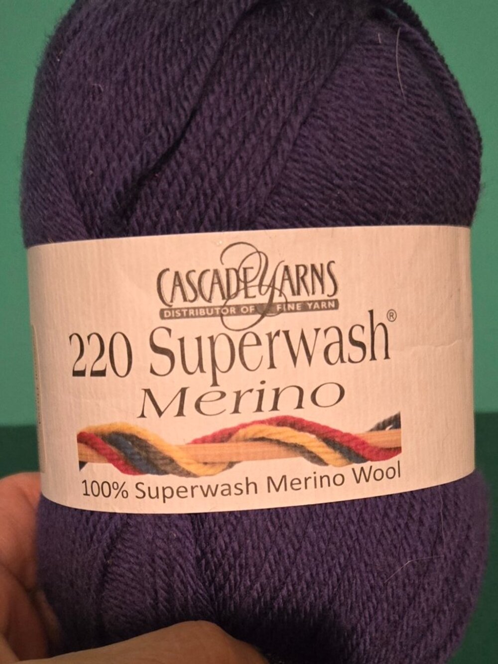 Cascade Yarn 220 Superwash Merino 20 Deep Wisteria- 1 Skein